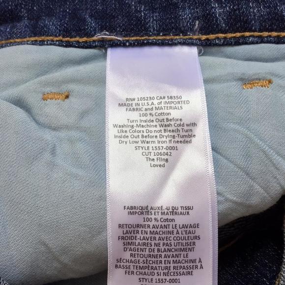 🔴𝗕𝗢𝗚𝗢🔴Current/Elliot The Fling Loved Blue Jeans Distressed - Picture 8 of 16